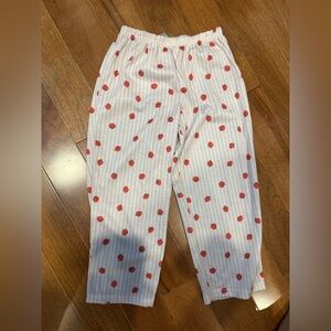 5T Girls’ Strawberry Print Pajama Pants – Sweet & Comfy